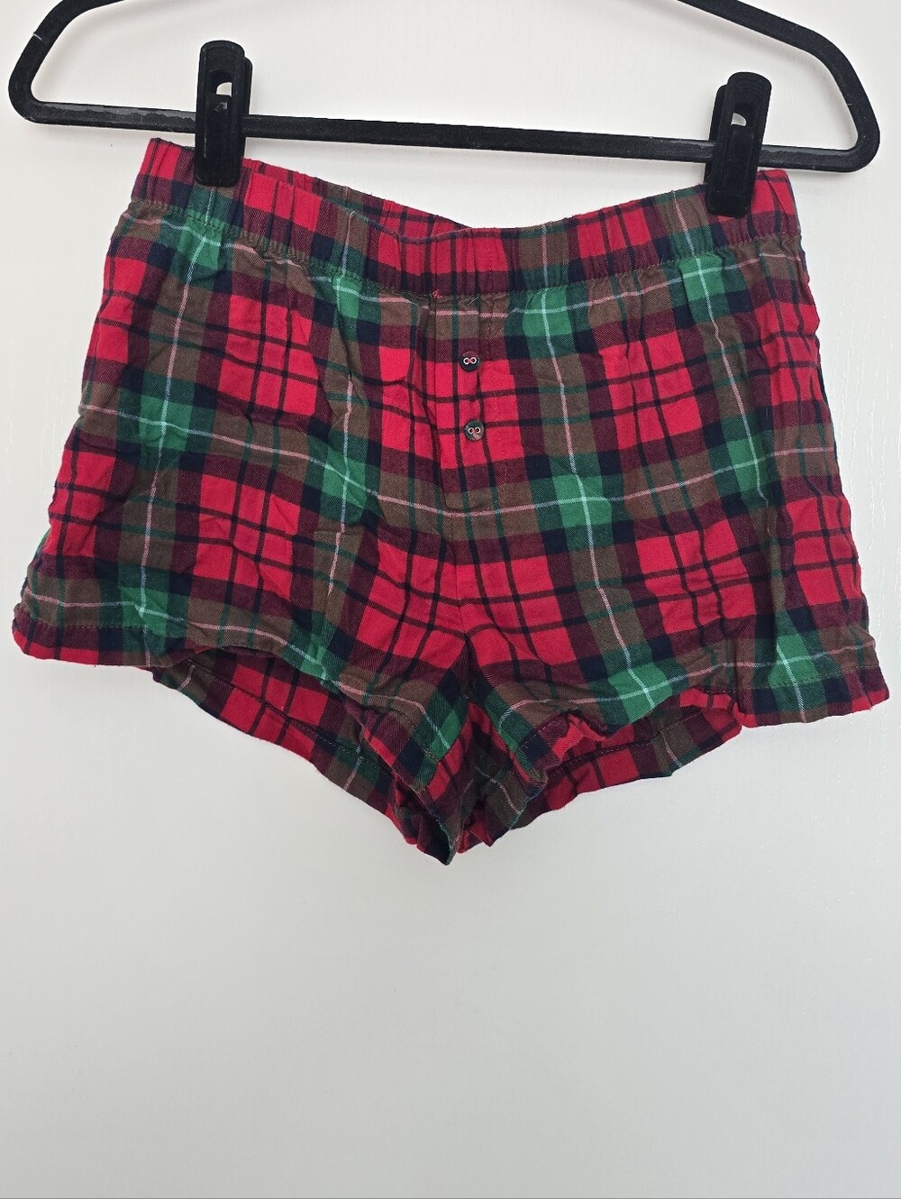Wondershop At Target - Holiday Christmas Plaid Sleepwear Cotton Pajama Shorts